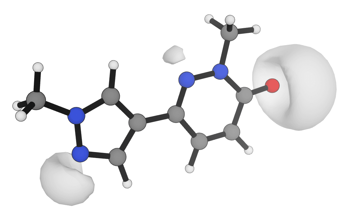 An example molecular electrostatic potential