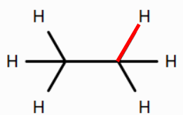 Ethane (sp³) C–H