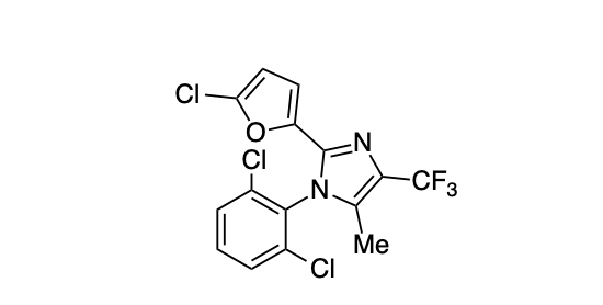 A line drawing of compound 5